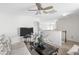 Cozy upstairs living room with a ceiling fan and bright light at 2911 Penobscot Dr, North Charleston, SC 29420