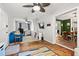 Cozy living room featuring hardwood floors, modern furnishings, and an inviting atmosphere for relaxation at 2988 Bolton Rd, Charleston, SC 29414