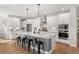 Modern kitchen with stainless steel appliances, a large island, and white cabinets at 361 Ripple Park Dr, Summerville, SC 29486