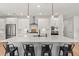 Bright kitchen with stainless steel appliances, a large island, and white cabinets at 361 Ripple Park Dr, Summerville, SC 29486