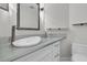 Elegant bathroom featuring a modern vessel sink, sleek fixtures, and a stylish vanity at 3635 Pompano Ct, Seabrook Island, SC 29455