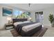Beautiful bedroom with sliding door access to a private outdoor deck at 3635 Pompano Ct, Seabrook Island, SC 29455