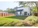 A well manicured backyard featuring a large deck that is great for entertaining and relaxing at 397 Parkdale Dr, Charleston, SC 29414