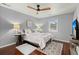 Comfortable bedroom featuring hardwood floors, soft lighting, and elegant decor at 49 Crosscreek Dr, Charleston, SC 29412