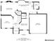Detailed floor plan showcasing the layout of the first floor with living room, dining area, and garage at 5418 Percival Ln, Charleston, SC 29420