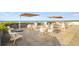 Elegant rooftop patio with comfortable seating and stunning ocean views at 5802 Palmetto Dr # B-501, Isle of Palms, SC 29451