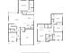 Detailed floor plan showcasing layout of the home, including bedrooms, bathrooms, kitchen, and living spaces at 689 W Butternut Rd, Summerville, SC 29483
