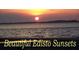 Beautiful Edisto sunset over the water, a tranquil scene at 855 Club Cottage Rd, Edisto Island, SC 29438
