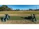 Scenic golf course view, perfect for enjoying a round in a beautiful outdoor setting at 8642 W Fairway Woods Dr, North Charleston, SC 29420
