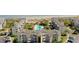 Overhead of condo complex with pool and beach in the background at 9000 Palmetto Drive # D-304, Isle of Palms, SC 29451