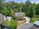 Aerial view of the home with lush surroundings at 105 Aviary Ct, Summerville, SC 29483