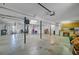 An oversized garage offers high ceilings and plenty of storage and work space at 105 Aviary Ct, Summerville, SC 29483