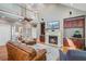 Cozy living room with fireplace and built-in cabinets at 105 Aviary Ct, Summerville, SC 29483