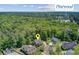 Aerial view of home's location to nearby Pinewood Preparatory School at 105 Aviary Ct, Summerville, SC 29483