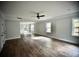 Spacious living room with hardwood floors and recessed lighting at 1178 Braddock Ave, North Charleston, SC 29406