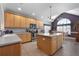 Bright kitchen with stainless steel appliances, large island and breakfast area with vaulted ceilings at 118 Netherfield Dr, Summerville, SC 29486