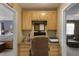 Efficient office space with built-in cabinets and a comfortable chair at 118 Netherfield Dr, Summerville, SC 29486