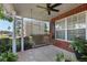 Cozy front porch featuring a wooden swing and views of the landscaped front yard at 118 Netherfield Dr, Summerville, SC 29486