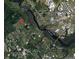 Community aerial view featuring a neighborhood and surrounding areas near a river at 124 Droos Way, Charleston, SC 29414