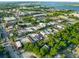 Aerial shot highlighting local businesses like Tattooed Moose, Azul Mexicano, and Fratello's Italian Tavern at 1324 Maxwell St, North Charleston, SC 29405
