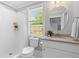 Modern bathroom with a walk-in shower and updated vanity at 1324 Maxwell St, North Charleston, SC 29405