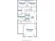Upstairs floor plan featuring bedrooms, bathrooms, and a loft; perfect for multi-generational living at 136 Pontoria Dr, Summerville, SC 29483