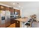 Kitchen with granite countertops, stainless steel appliances, and ample cabinet space at 136 Pontoria Dr, Summerville, SC 29483