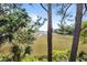 Scenic view of a marshland from a wooded backyard, creating a private natural retreat at 1502 Marsh Haven, Seabrook Island, SC 29455