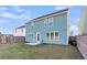 Back exterior of the home with a view of the backyard, patio, and lawn at 1541 Homecoming Blvd, Ravenel, SC 29470