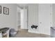 Upstairs bedroom featuring a closet, a blue truck decal, and white doors at 1541 Homecoming Blvd, Ravenel, SC 29470