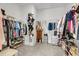 Spacious walk-in closet with ample storage, shelving, and room for shoes, bags, and accessories at 1541 Homecoming Blvd, Ravenel, SC 29470