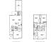 Detailed floor plan showcasing the layout of the home's first and second floors at 1865 Towne St, Johns Island, SC 29455
