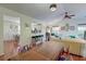 Open-concept living and dining area filled with natural light and a cozy atmosphere at 1929 Treebark Dr, Charleston, SC 29414