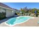 Inviting backyard with a refreshing swimming pool and comfortable seating area at 1929 Treebark Dr, Charleston, SC 29414