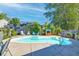 Inviting backyard pool featuring ample space and lush greenery, great for outdoor enjoyment at 1929 Treebark Dr, Charleston, SC 29414