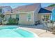 Backyard pool with a patio area, showcasing a perfect spot for relaxation and entertainment at 1929 Treebark Dr, Charleston, SC 29414