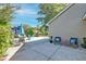 Backyard with a refreshing pool, comfortable seating, and lush landscaping at 1929 Treebark Dr, Charleston, SC 29414