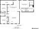 Detailed floor plan showcasing the layout of the home, including the kitchen, bedrooms, living room, and bathrooms at 1953 Suzanne St, Johns Island, SC 29455