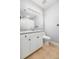 Bathroom featuring a tiled floor, white vanity with a marble countertop, and a shower and tub at 200 Bucksley Ln # 302, Charleston, SC 29492