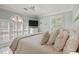 This bright bedroom features a bed, decorative accents, and windows with natural light at 2105 Landfall Way, Seabrook Island, SC 29455