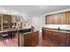 Spacious kitchen with granite counters, wooden cabinets, and an open-concept layout at 22 Monte Sano Dr, Hanahan, SC 29410