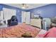 Bright bedroom with fan, TV, and a cozy layout perfect for relaxation at 225 Arbor Rd, Summerville, SC 29485