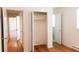 Bright bedroom with hardwood floors and an open closet at 250 Clarine Dr, Goose Creek, SC 29445
