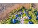 Bird's eye view of a brick home in a cul-de-sac in a wooded neighborhood at 2524 Deer Walk Way, Mount Pleasant, SC 29466