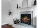 Cozy fireplace featuring a marble surround and decorative mantel at 2524 Deer Walk Way, Mount Pleasant, SC 29466