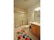 Bathroom features a shower/tub combo and neutral color tones at 301 Factors Walk, Summerville, SC 29485