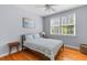 Comfortable bedroom featuring natural light, and hardwood floors at 3500 Maplewood Ln, Mount Pleasant, SC 29466