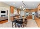 Modern kitchen with stainless steel appliances, a central island, and adjoining breakfast area at 3500 Maplewood Ln, Mount Pleasant, SC 29466