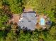 Backyard with pool and patio at 4952 Steeplechase Ln, Hollywood, SC 29449