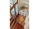 Elegant foyer showcasing decorative floors, a statement mirror, and a stylish console table at 4952 Steeplechase Ln, Hollywood, SC 29449